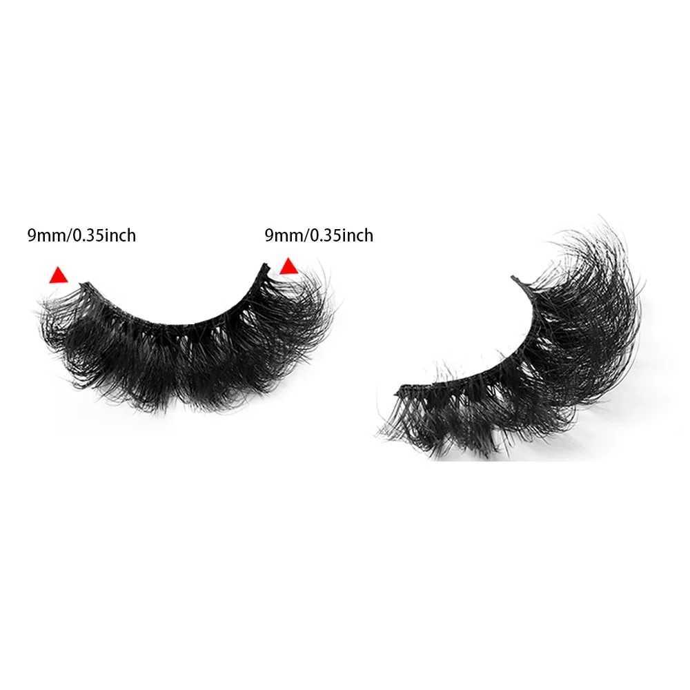 Thick Dramatic Faux Mink Eyelash -5 pairs of fluffy 3D eyelashesW241024