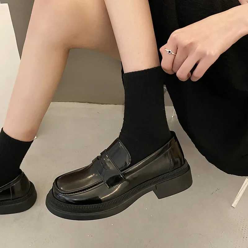 High Quality Brown Loafers Women Japanese School Students JK Uniform Shoes Round Toe Women Girls Round Toe Lolita Cosplay Shoes Size 42 T241024