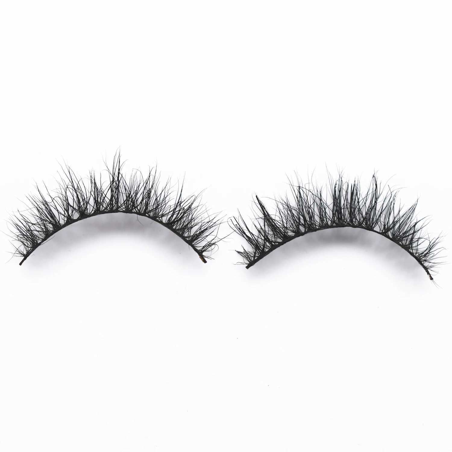 Short eyelash 3D mink eyelash full length eyelash cruel and luxurious mink eyelash makeup natural long eyelash Maquiagem artificial CilsW241024