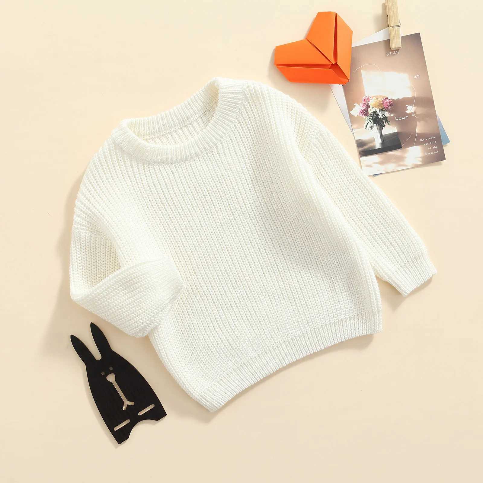 FOCUSNORM 0-6Y Autumn Baby Boys and Girls Sweater 13 Color Long Sleeve Knitted Solid Thick Zipper Top W241025