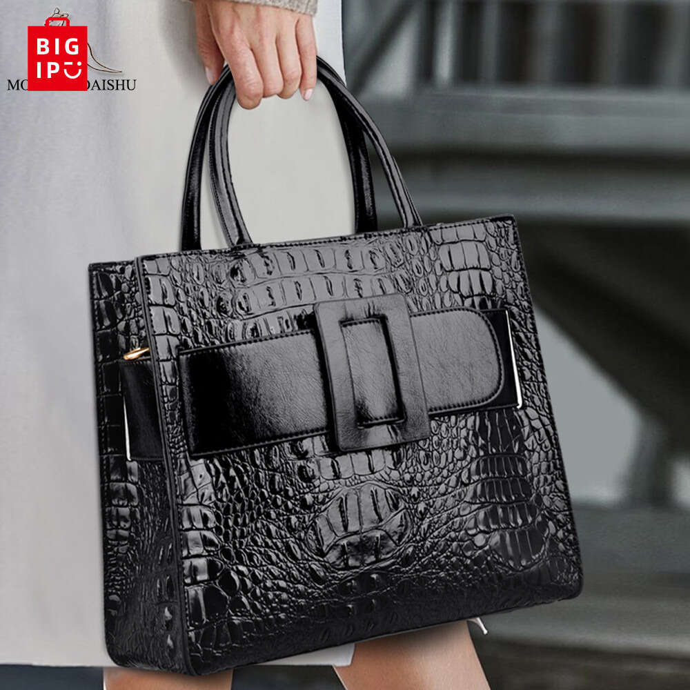 Designer Bag Brand Women Crocodile Handbag Luxury Belt Handbags Women Leather Shoulder Bags Designer Crossbody Bags Female Retro Tote tote bag purse luxury bag