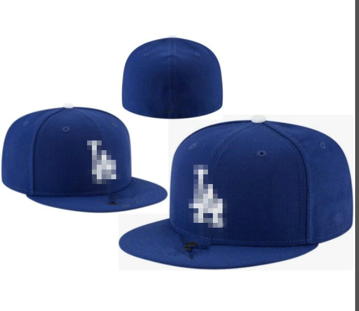 Dodgers Baseball Team Full Closed Caps Summer SOX LA NY YN B letter gorras bones Men Women Casual Outdoor Sport Flat Fitted Hats Chapeau Cap casquett A69