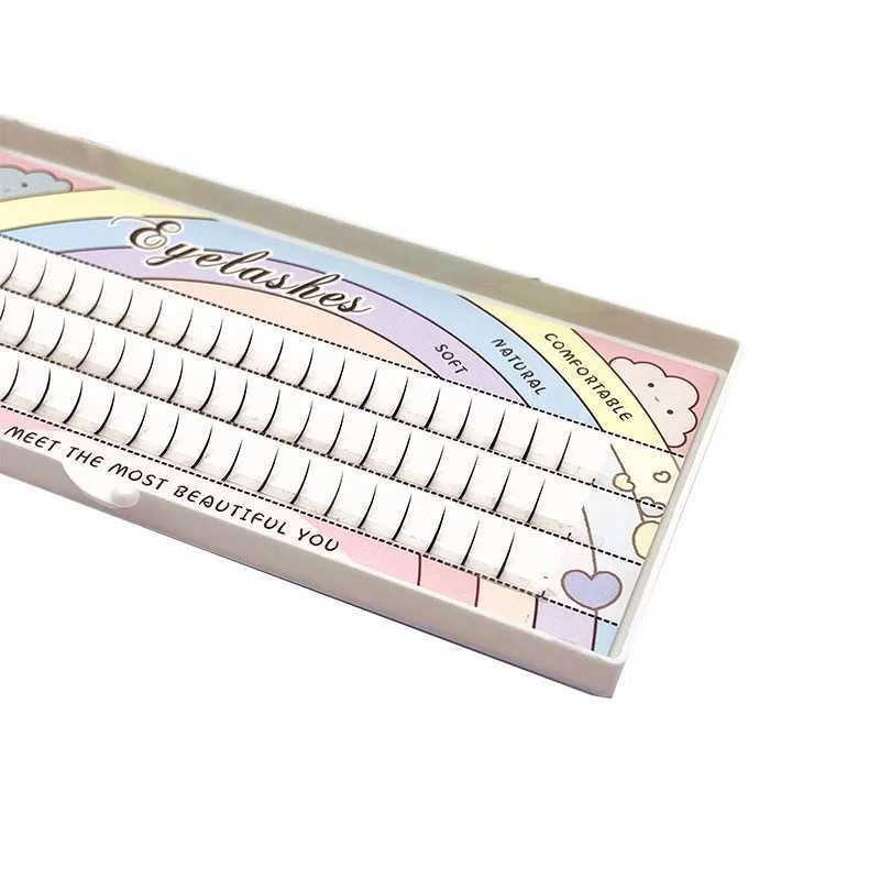 60/120 Clusters Manga Eyelash Professional Makeup Personal Eyelash Lower Eyelash Manga Eyelash Natural Handmade Fake EyelashW241024