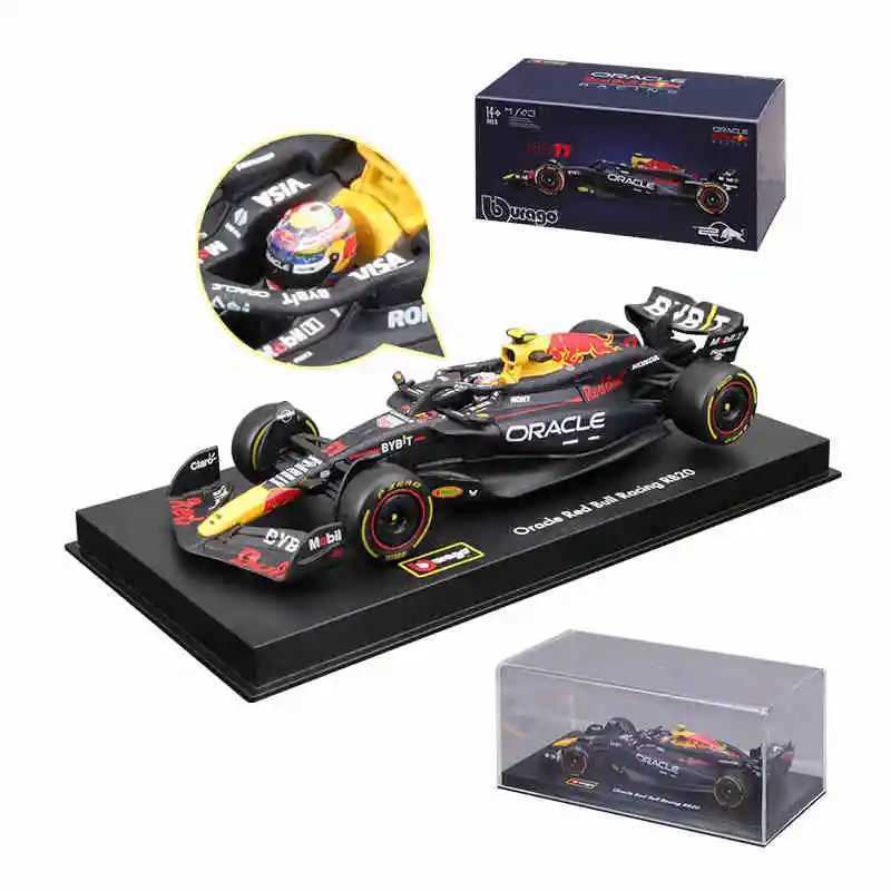 Bburago 1 43 Red Bull Racing RB20 F1 Model #1 Verstappen #1 Perez Alloy Car 2024 Formula Racing Red Bull Die Casting Toy X2412091