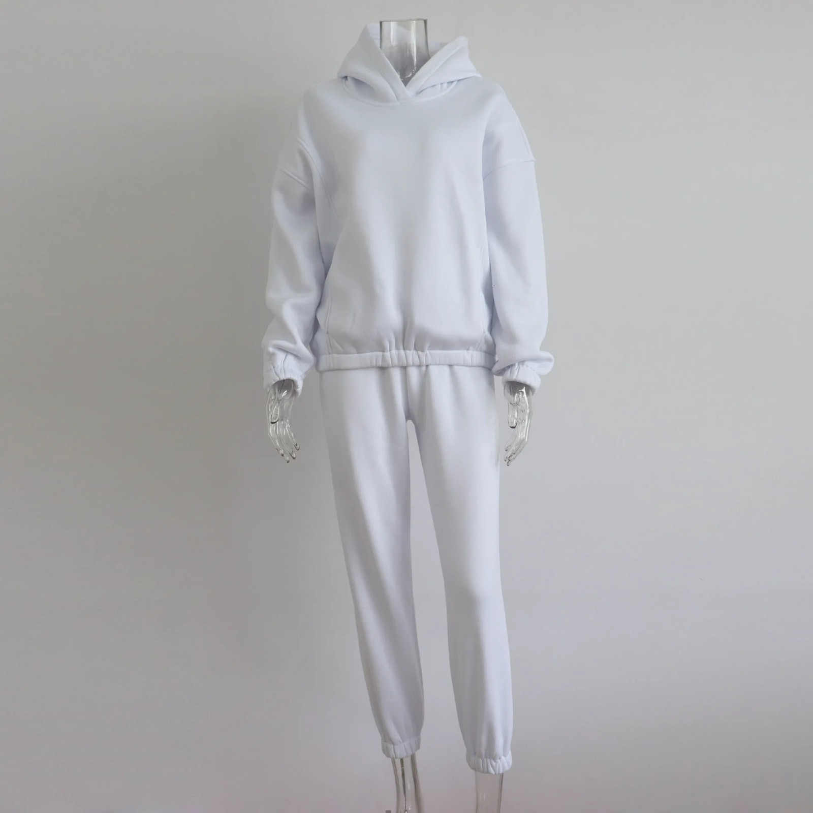 Spring/Winter Loose Hoodie Set Sports and Leisure Thickened Set Two Piece Set Womens Two Piece Set 241024