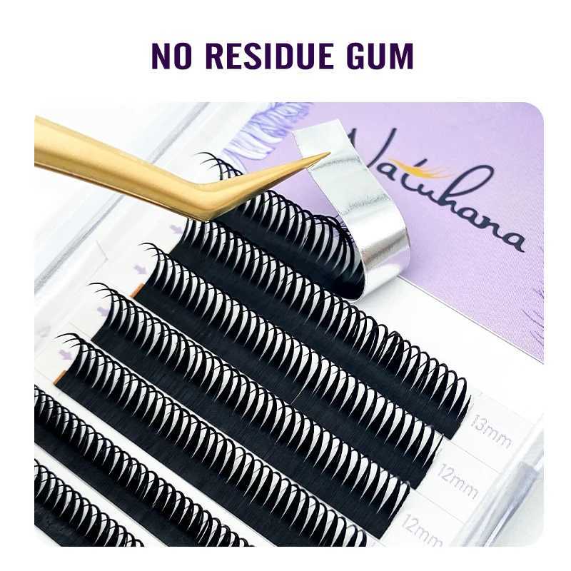 NATUHANA Wet Eyelash Extension 0.07mm Sharp Eyelash Manga Wispy Role Playing Lash FluffyW241024
