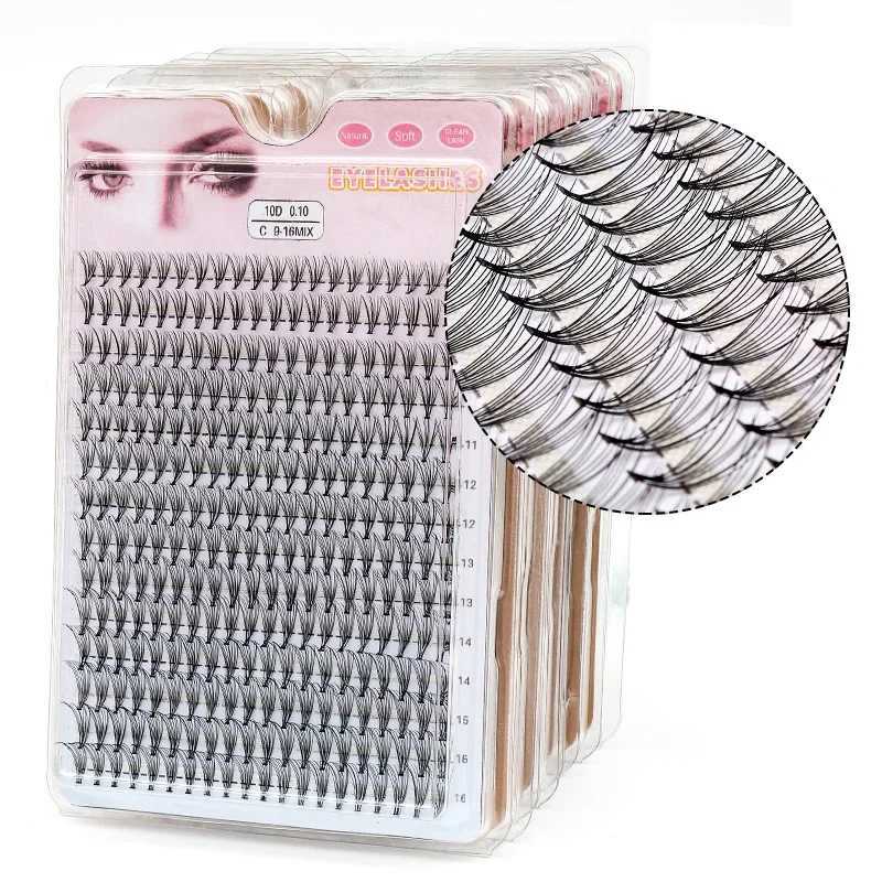 Natural eyelashes wide and dry personal eyelashes D-curls 9-16mm long DIY eyelash extensions fake eyelashes Mega style soft CiliosW241024