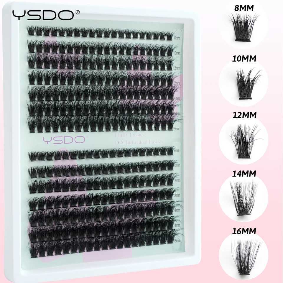 YSDO 10/14 natural eyelash extension prefabricated volume fan personal eyelashes mink false eyelashes cluster eyelash makeup CiliaW241024
