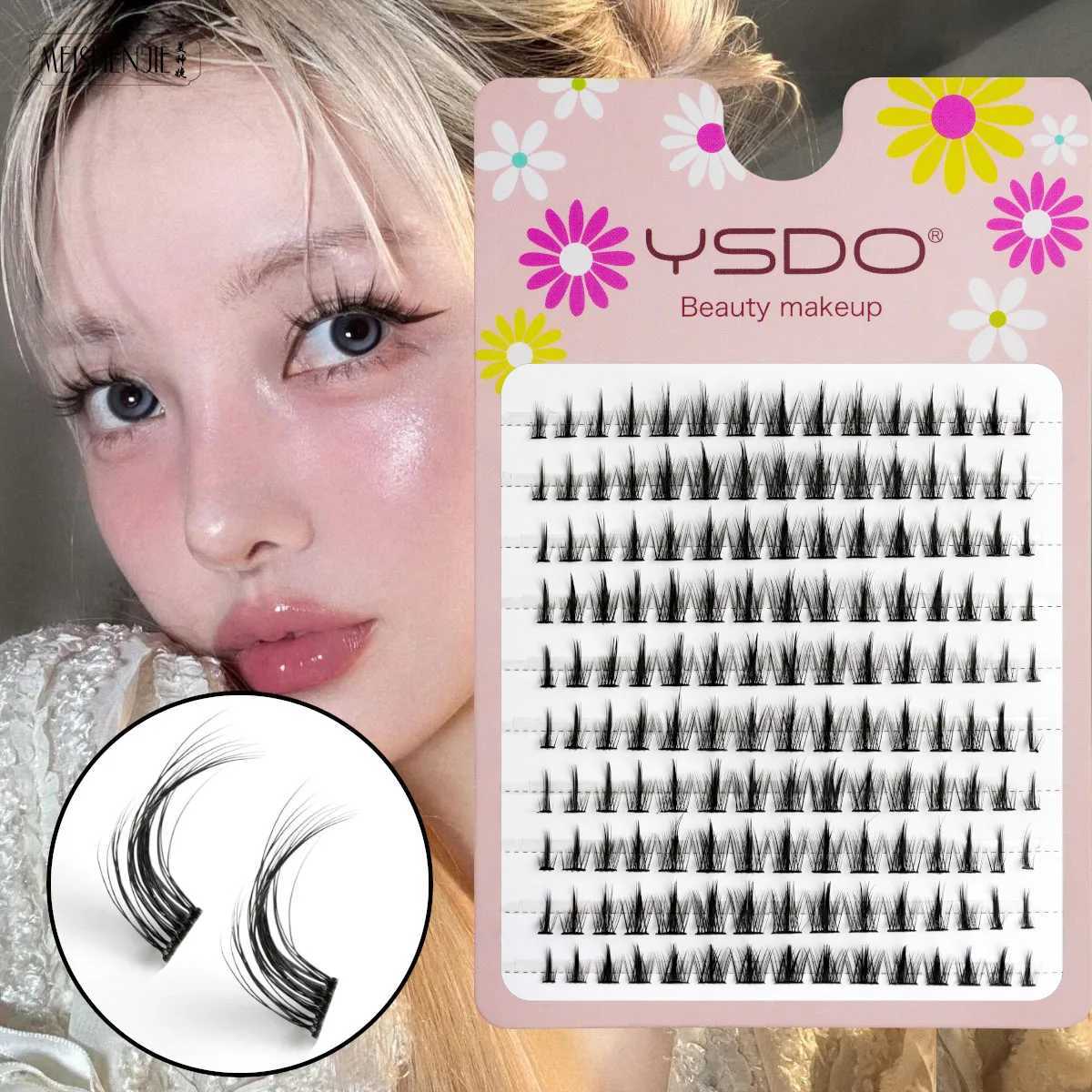 New 10 row personal eyelash natural appearance DIY cluster eyelash reusable extended comic eyelash makeup tool artificial Cils maquillajeW241024