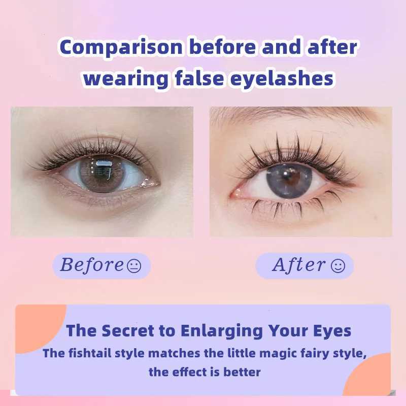 XMX Eyelash Extension Personal False Eyelash Professional Makeup Personal Cluster Eyelash Graffiti False EyelashW241024