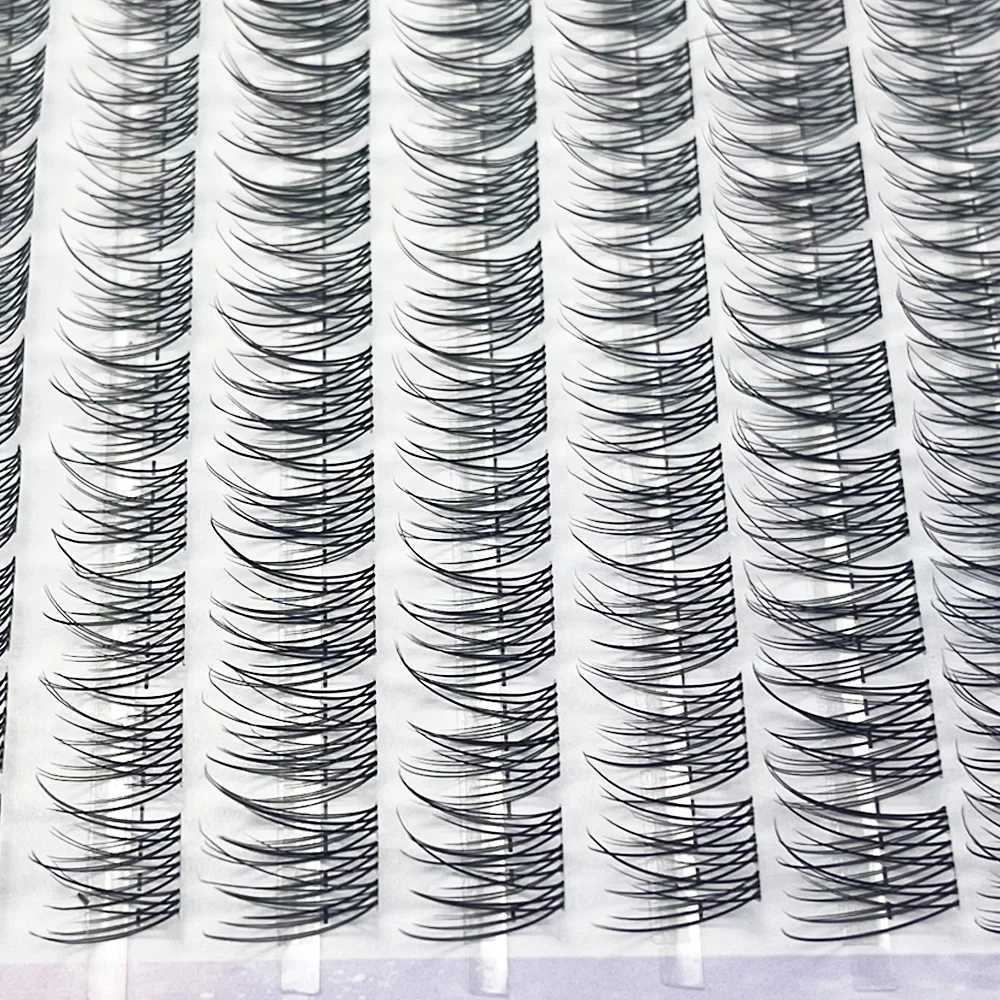 1/box 120 bundles of mink false eyelashes natural Russian 3D eyelashes personal eyelash extension cluster makeup tools wholesale eyelashesW241024