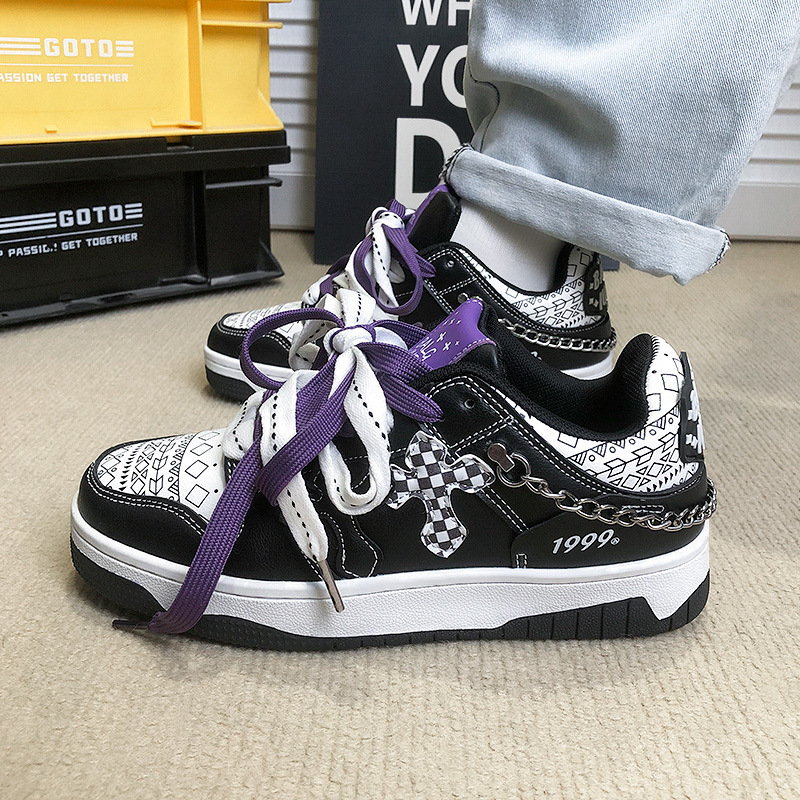 New Versatile Couple Men and Women Casual Student Skateboarding Shoes