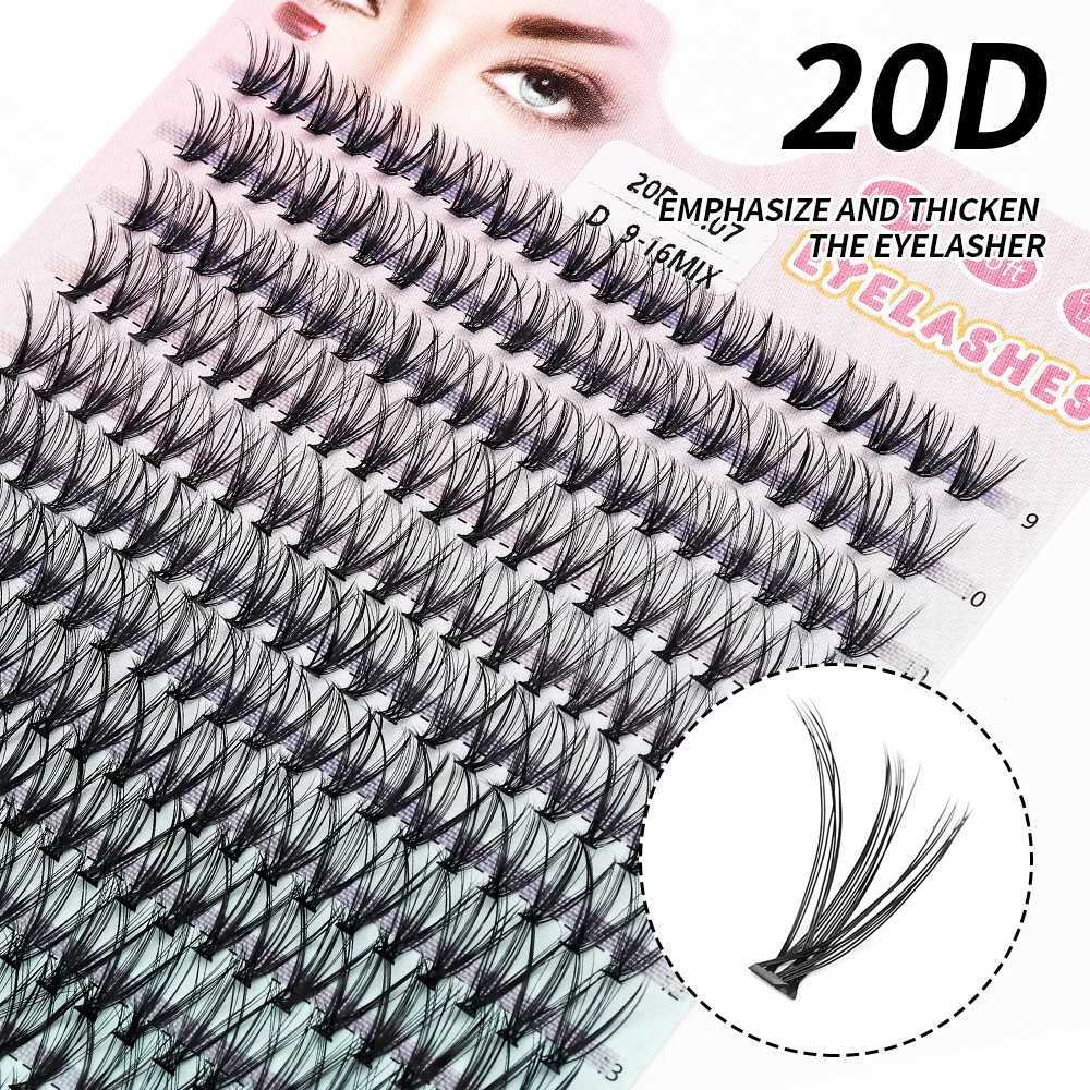 Personal eyelash extension false eyelash cluster natural Cilia mink eyelashes DIY 10D 20D 30D 40D 9-16mm 280 bundlesW241024