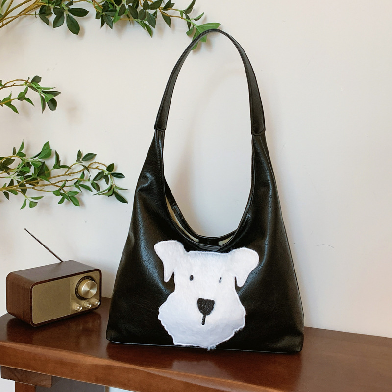 2025 Designer 2024 New Popular 3 Sausage Dog Autumn/Winter Shoulder Large Capacity Commuter Tote Bag for Women