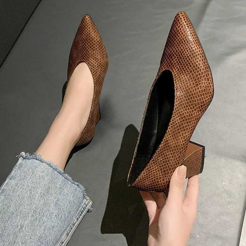 High Quality Sexy Pointed Toe Womens Shoe Designer High Heels Fad Leather Shoes Trend New Luxury Party Pump Shallow Zapatos Mujer T241024