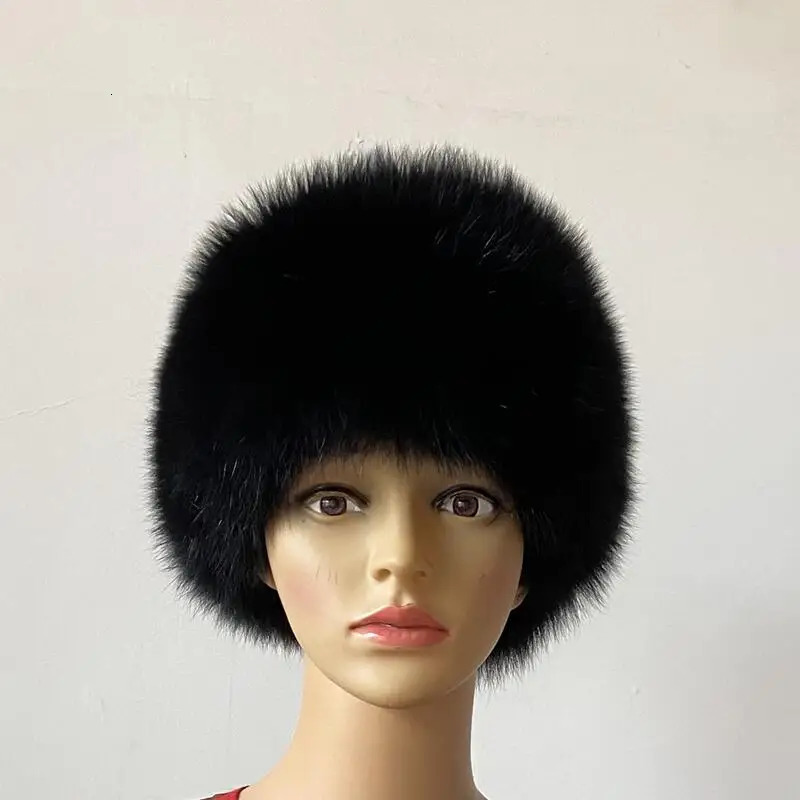 BEIZIRU real fox fur headband for women winter fashion headband for girls hair accessories 241025