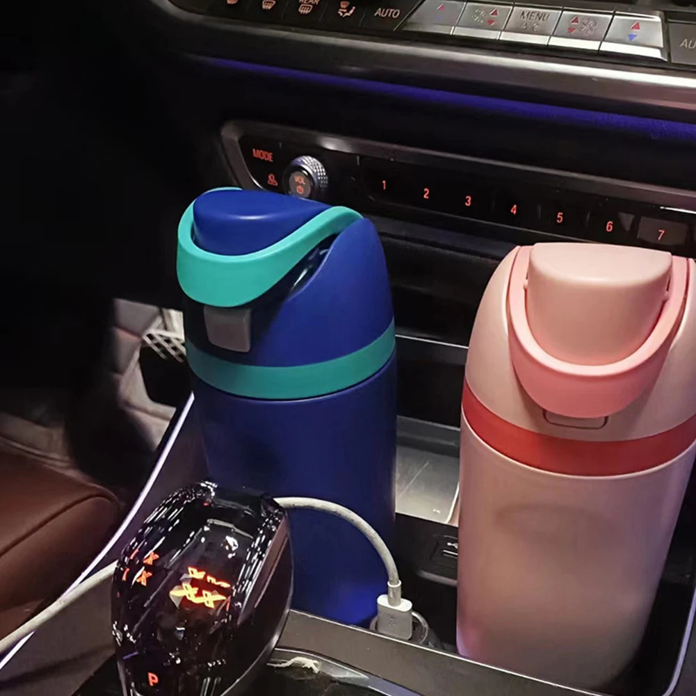 19oz 24oz 32oz Insulated Stainless Steel Water Bottle With Straw Thermos Cup Vacuum Flasks Car For Sports Travel 241025