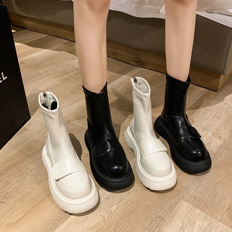 2024 Designer Round Toe Winter Boots, Free Shipping, Rear Zipper Booties ede3