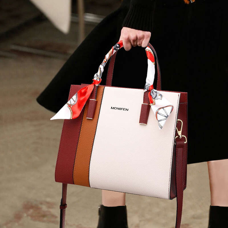 New Genuine Leather Women Fashion Handbags Designer Cowhide Leather Shoulder Bag Women Brand Bags