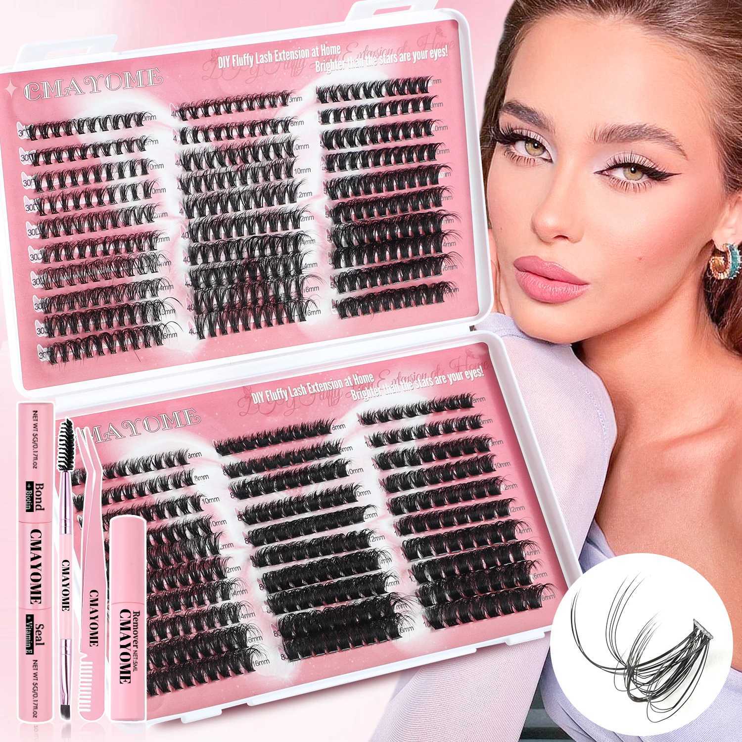 570 clusters multiple specifications and types to meet daily needs luxurious and gorgeous eyelash book collectionsW241024