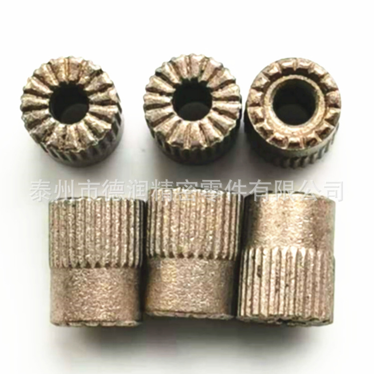 Hollow oil bearing with inner diameter of 3 and outer diameter of 8, powder metallurgy process for hollow bearings