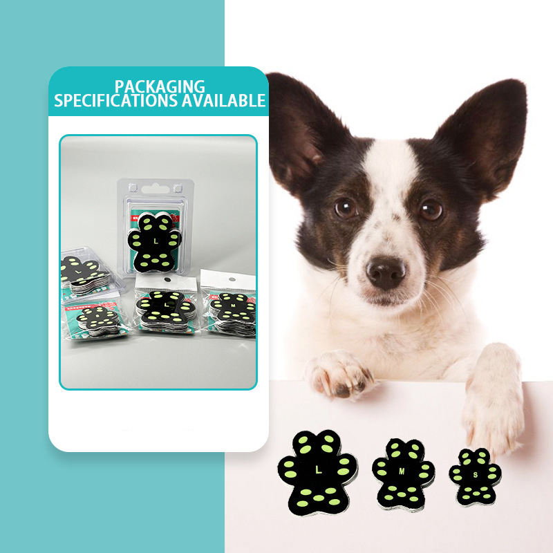 Breathable invisible foot insoles outdoor dog walking paw protection talisman pet dog foot stickers anti-slip paw stickers wholesale