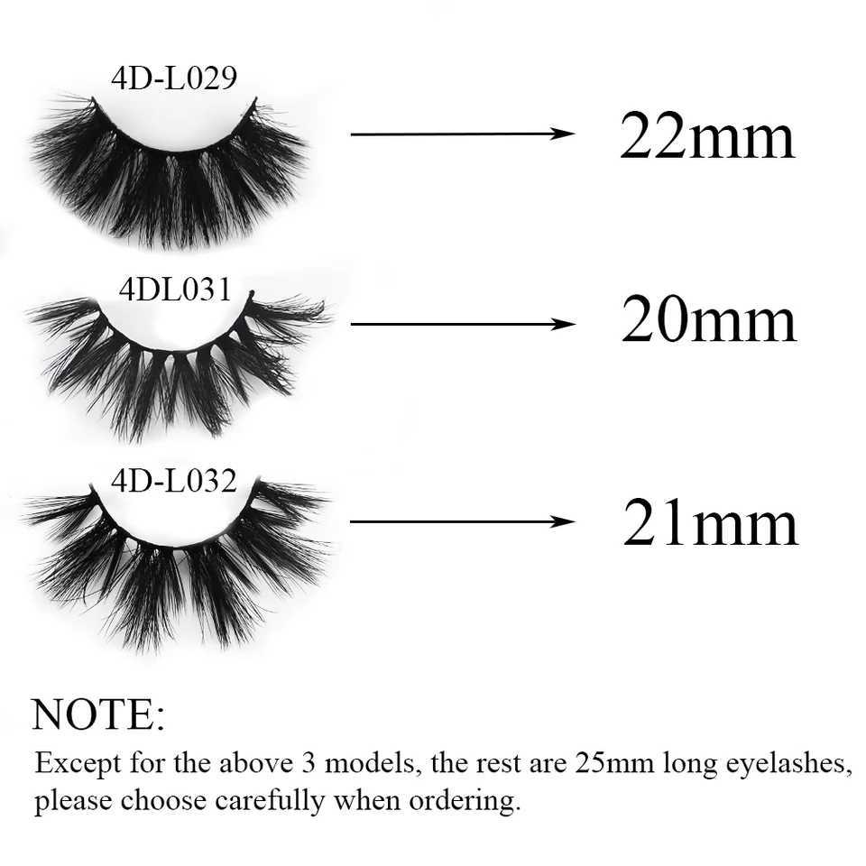 5/8 pairs of 25mm mint eyelashes 3D dramatic false eyelashes handmade fluffy eyelashes natural length 25mm eyelash extension makeupW241024
