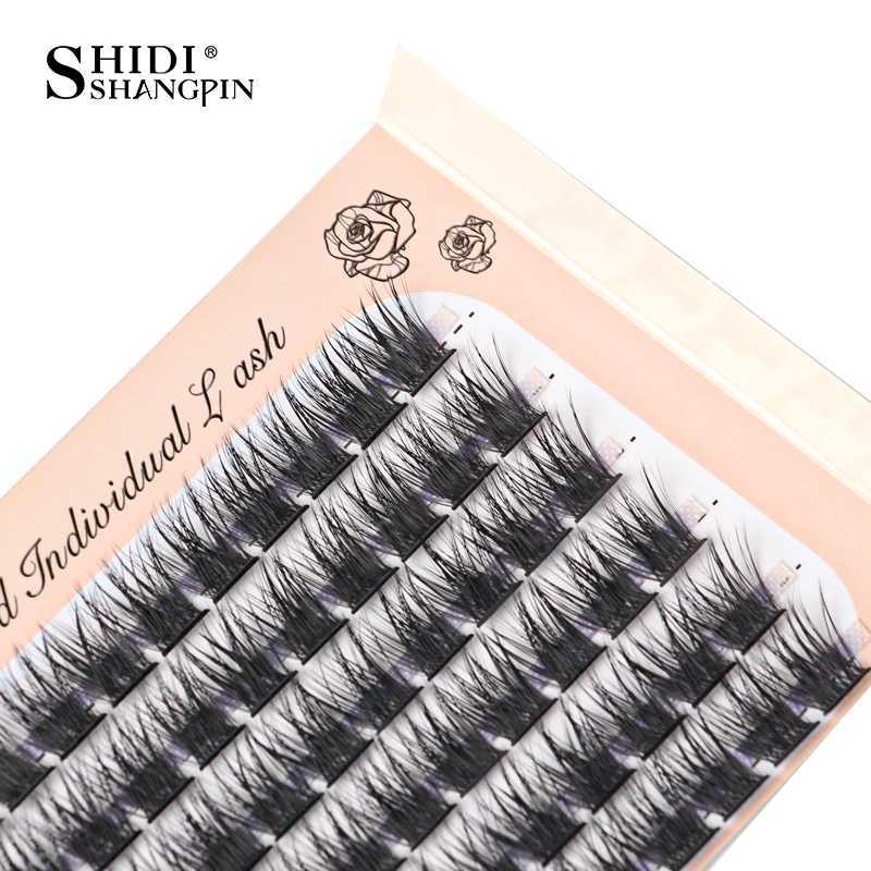 6 rows of 72 clusters of personal false eyelashes 10/12/14mm Wispy fluffy false eyelash makeup tool eyelash extension tool CiliosW241024