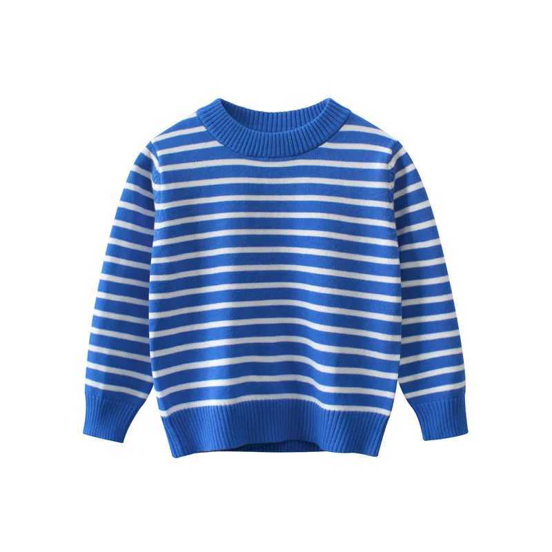 2022 Spring/Winter Childrens Striped Sports Shirt Suitable for Boys and Girls Clothing 100% Cotton Childrens Knitted Casual Sports Shirt W241025
