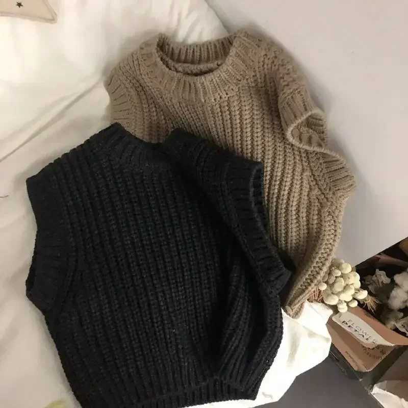Autumn Winter Children Kids Boys Girls Warm Knitted Sweater W241025