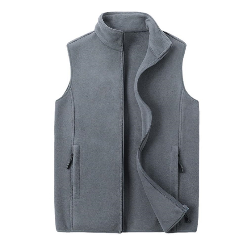 Autumn Fashion Plus Size Male Warm Waistcoat Fleece Vest Mens Lamb Cashmere Sleeveless Coat Men Clothing Winter 241010