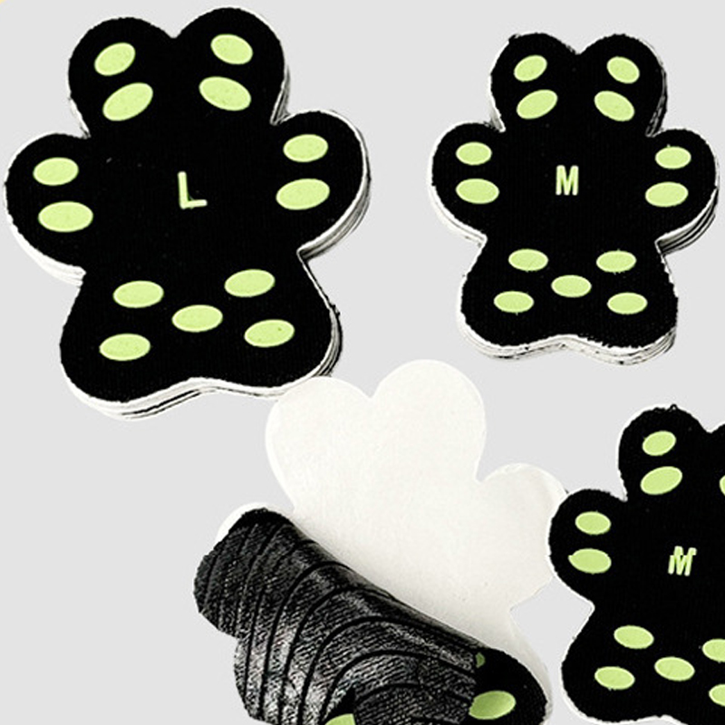 Breathable invisible foot insoles outdoor dog walking paw protection talisman pet dog foot stickers anti-slip paw stickers wholesale