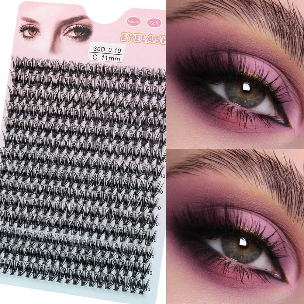 Natural eyelashes wide and dry personal eyelashes D-curls 9-16mm long DIY eyelash extensions fake eyelashes Mega style soft CiliosW241024