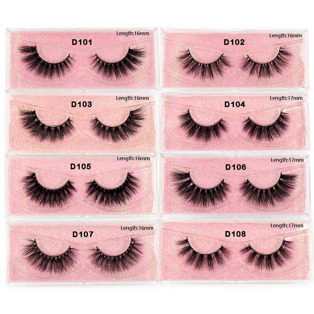 LEHUAMAO eyelash 3D mink eyelash natural handmade volume soft eyelash long eyelash extension real mink eyelash makeup D103W241024