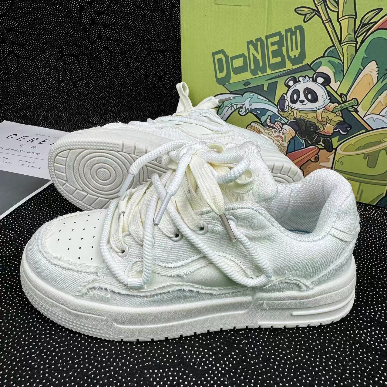 new matching casual skateboard lovers fashion single shoes men