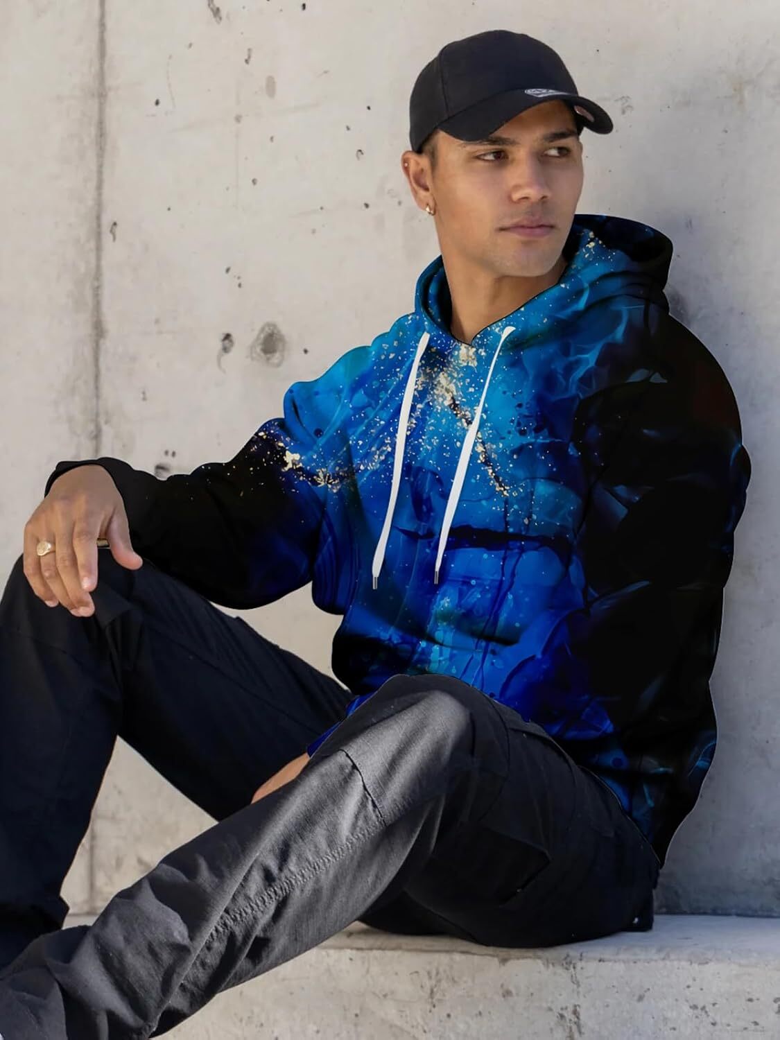 Hoodie for Mens Womens 3D Print Hoodies for Teen Boys Pullover Hoodie Sweatshirt for Birthday Gift Graphic Hoodies sweatshirt Fashionable and Warm