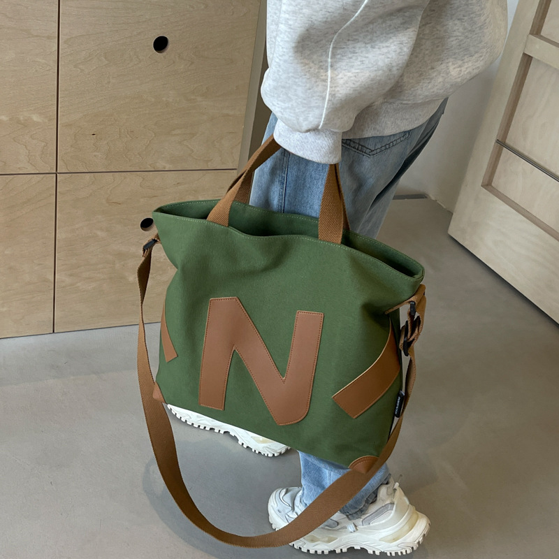 Shoulder Bags Fashion Designer PU Leather Plaid Quilted Padding Women's Bag Casual Cotton Crossbody Bucket Handbag Large Capacity Totes