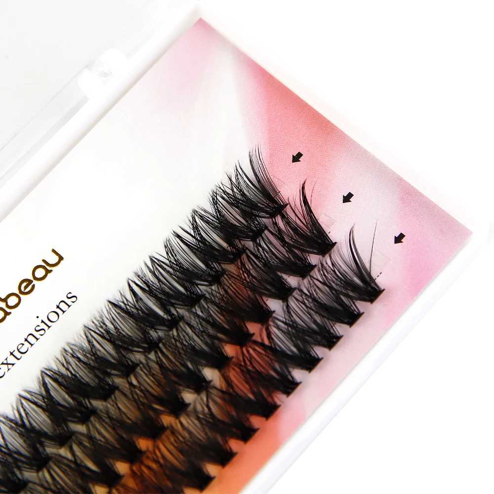 JB Jeyelabeau Russian personal eyelash cluster 60 bundles DIY 8-16mm eyelash extension curl eyelash cluster natural minkW241024