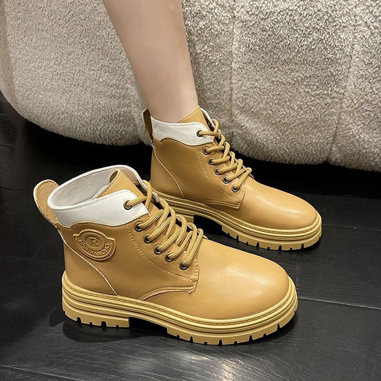 Women's Lace-up Martin Boots: Stylish 2024 Winter Short Boots with Free Shipping 4c44