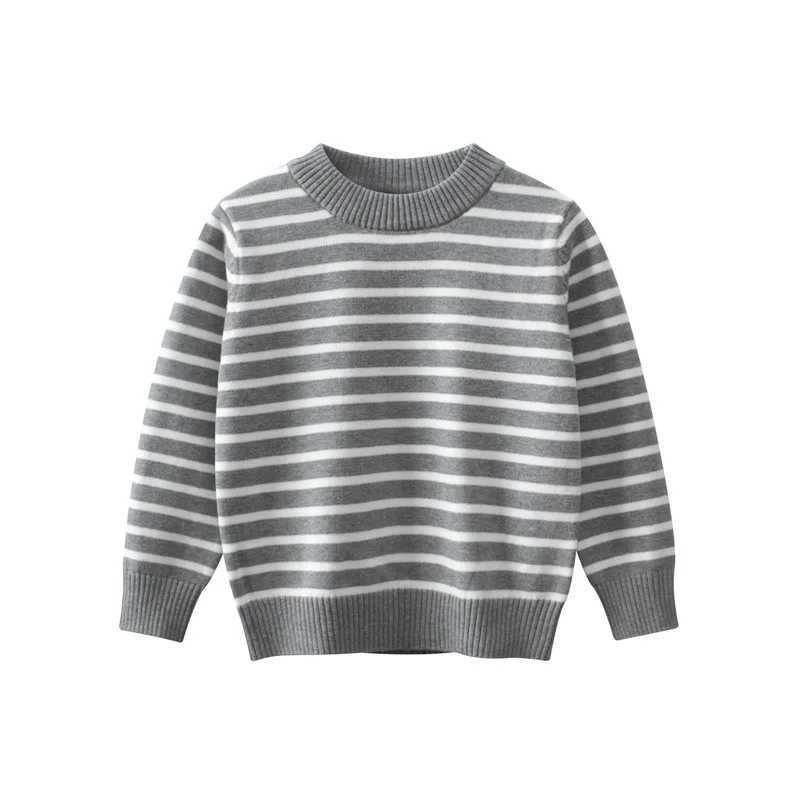 2022 Spring/Winter Childrens Striped Sports Shirt Suitable for Boys and Girls Clothing 100% Cotton Childrens Knitted Casual Sports Shirt W241025