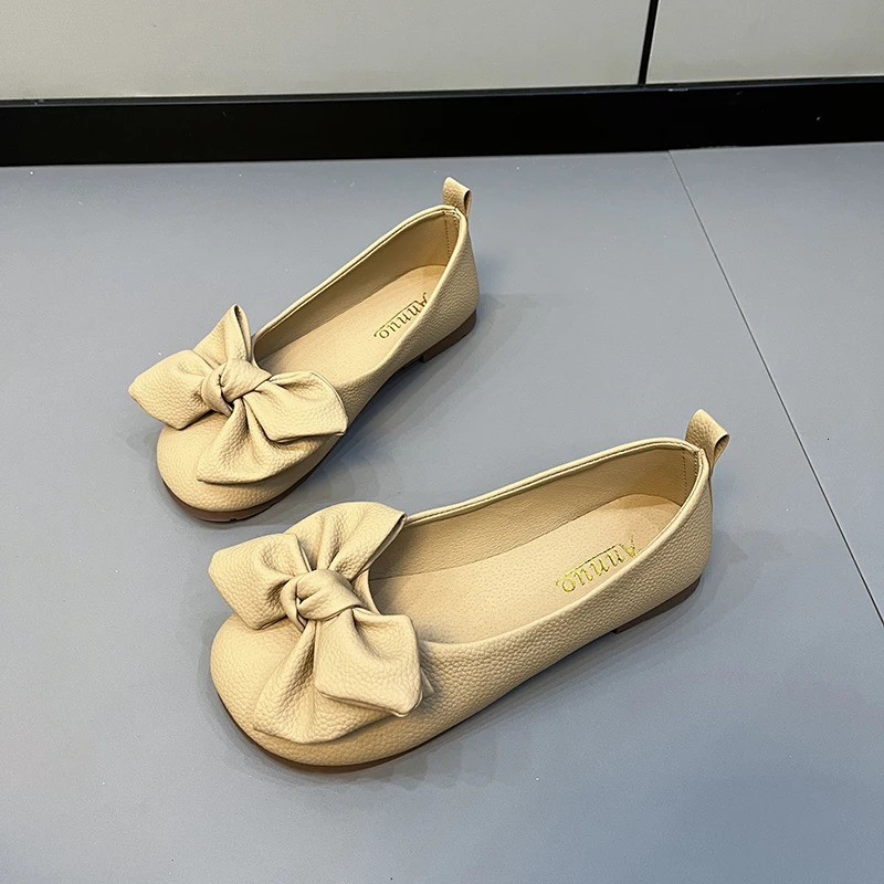 Womens Thin soled Folding Ballet Apartment Womens Travel el Shoes Wide footed Womens Bow Loafers Womens Shoes 241024
