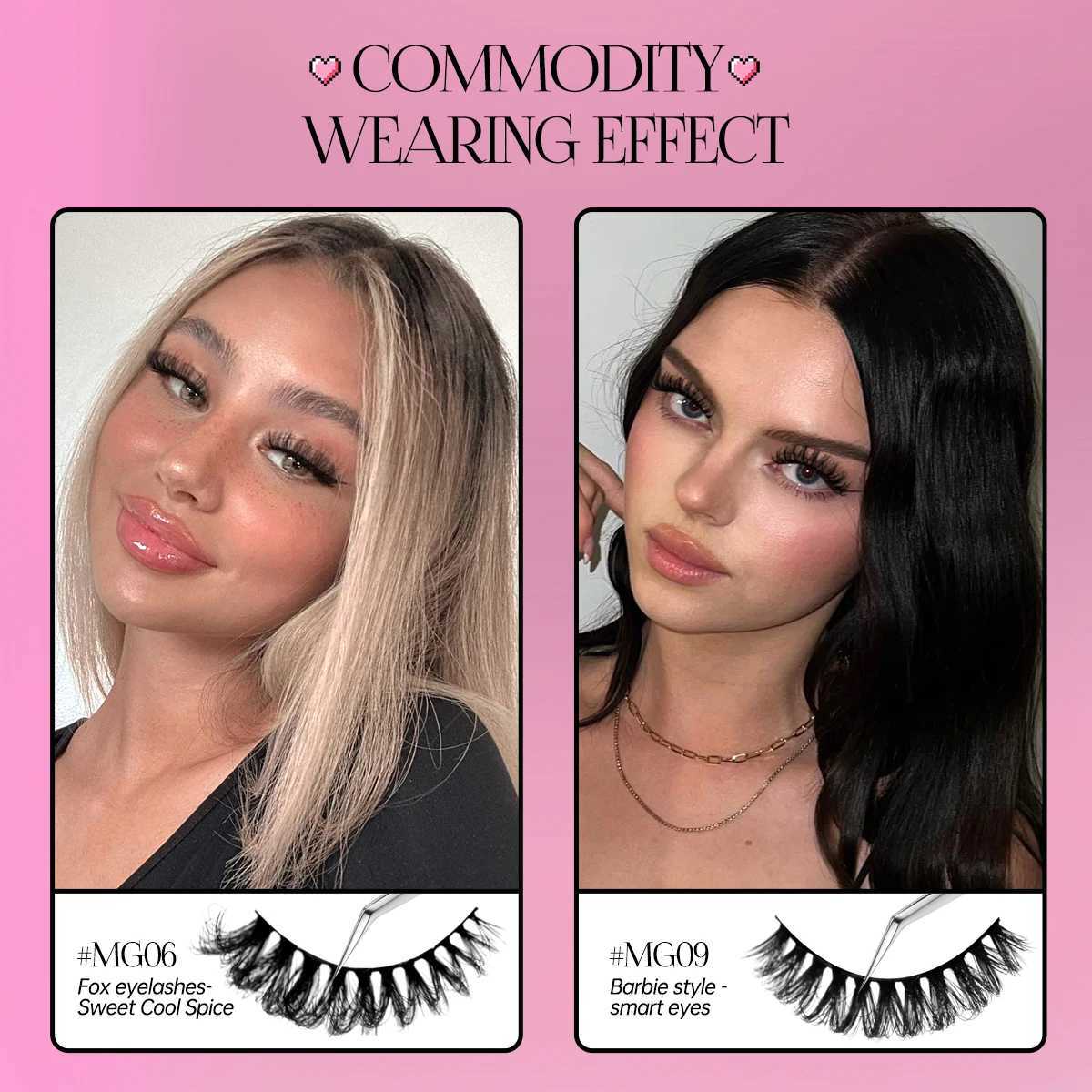 Groinneya Russian Strip Eyelash 5/20 3D Mink Eyelash Natural Eyelash Dramatic False Eyelash Wholesale Eyelash ExtensionW241024