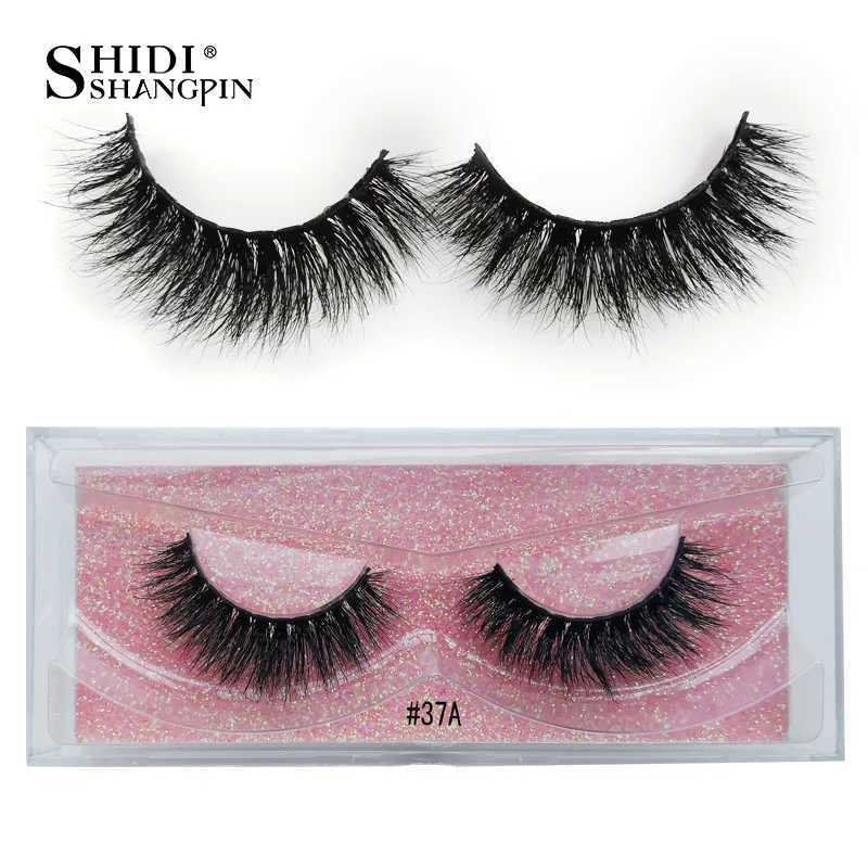 SHIDISHANGPIN 1 pair of 3D mink eyelashes real and cruel without drama fake eyelashes fluffy stripes thick eyelashes fake eyelash makeup 37AW241024