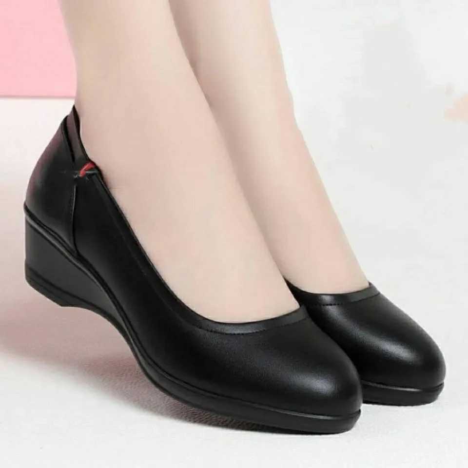 High Quality Zapato Tac Alto Womens Cute Sweet Horn Navy Blue High Heels Womens Classic Black Spring/Summer High Heels Pump G9075 T241024