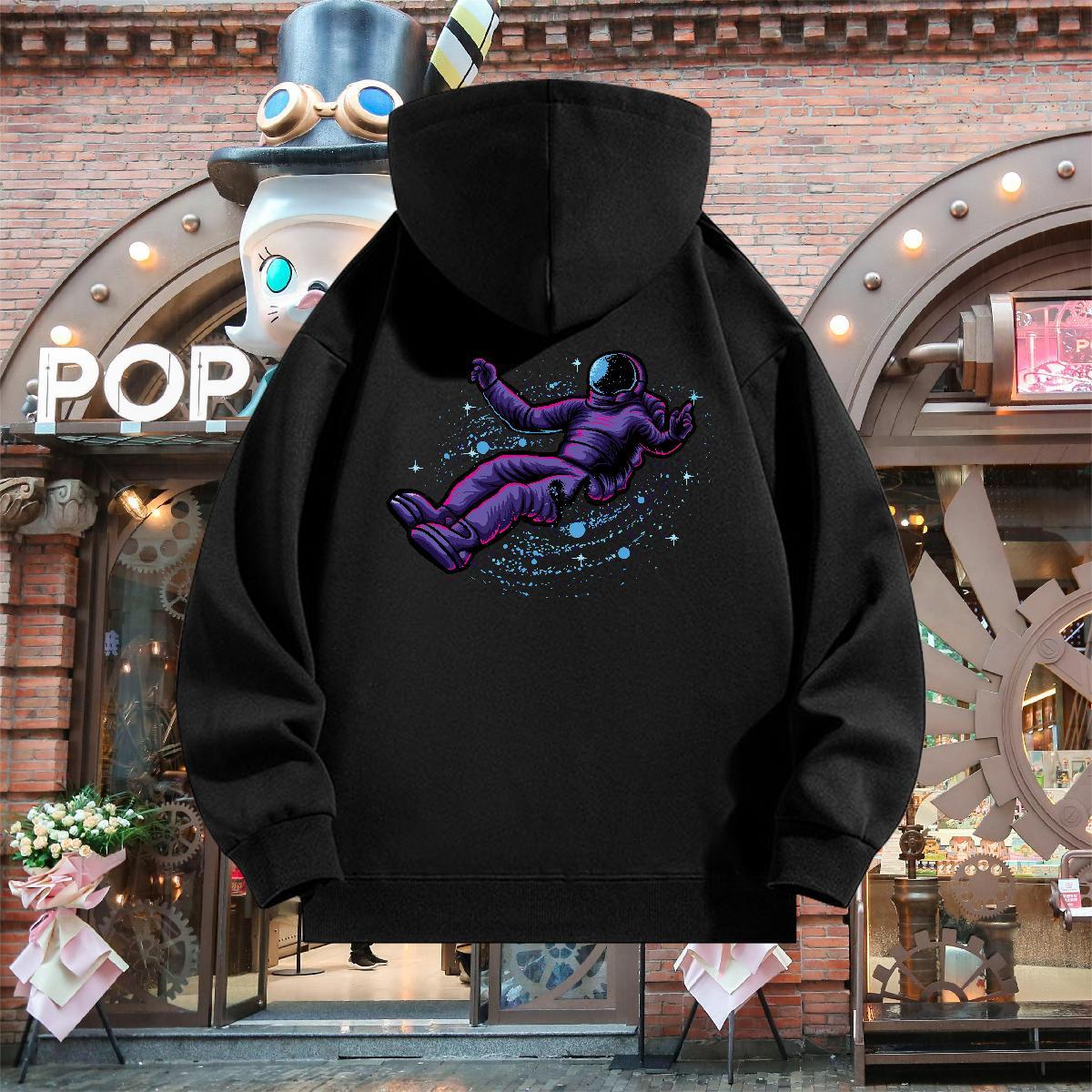 Wholesale Hoodie Breathable Popular Mens Hoodie Anime Print Tops Hoody Y2K 350g Cotton