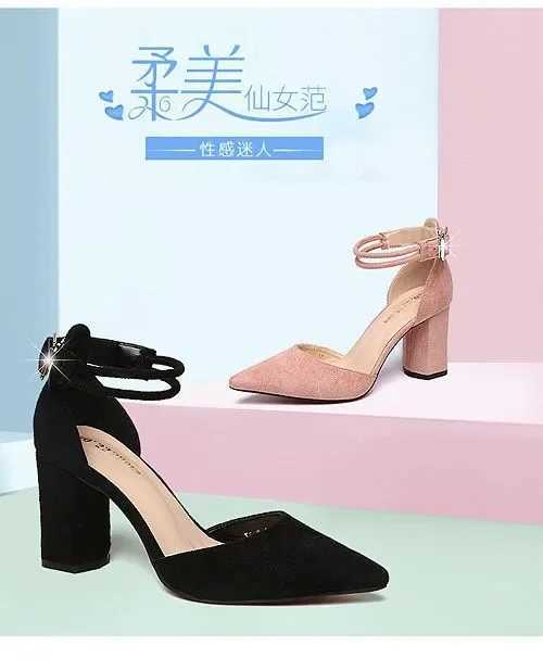 High Quality Womens Shoes Fi Spring and Autumn High Heels Womens Pointed Toe Comfortable Party Evening Wedding Gift Pump Zapatos De Mujer T241024