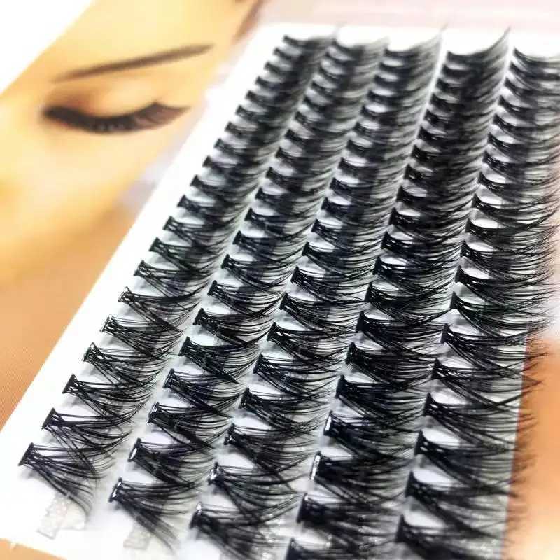 160/100/60Pcs Cluster Professional Make Up Individual Eyelashes Grafting False Eyelashes Lash Extension Individual Eyelash NewW241024