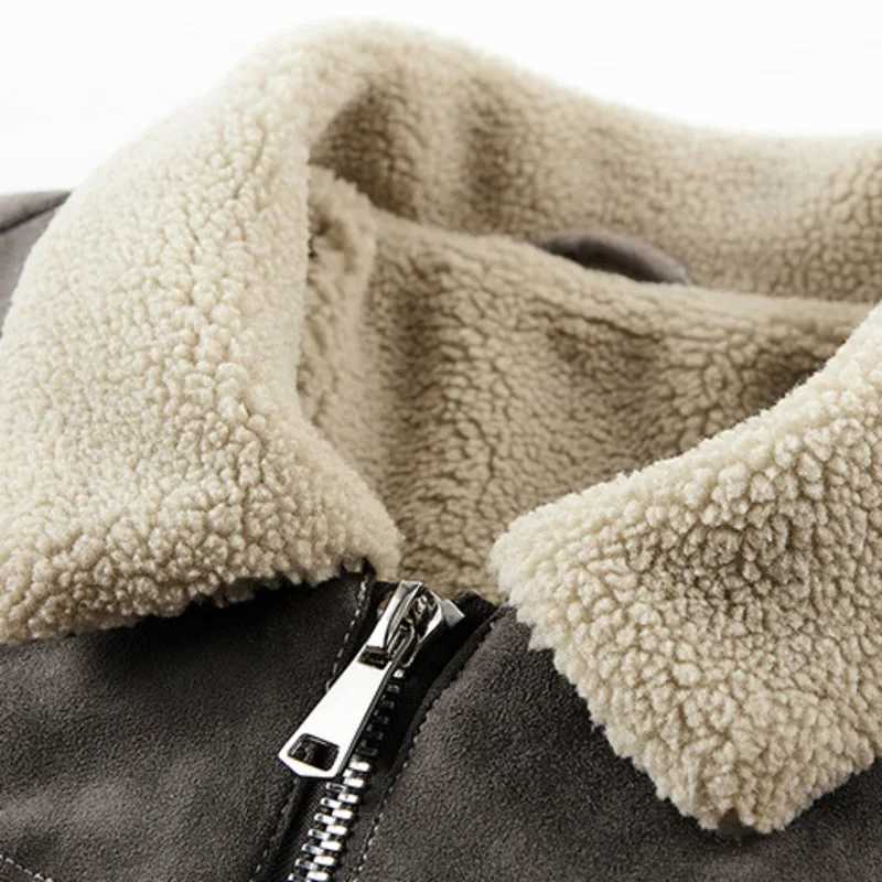 Drskin Sari style jacket mens collar retro imitation cashmere cotton autumn winter cashmere thick set W241024