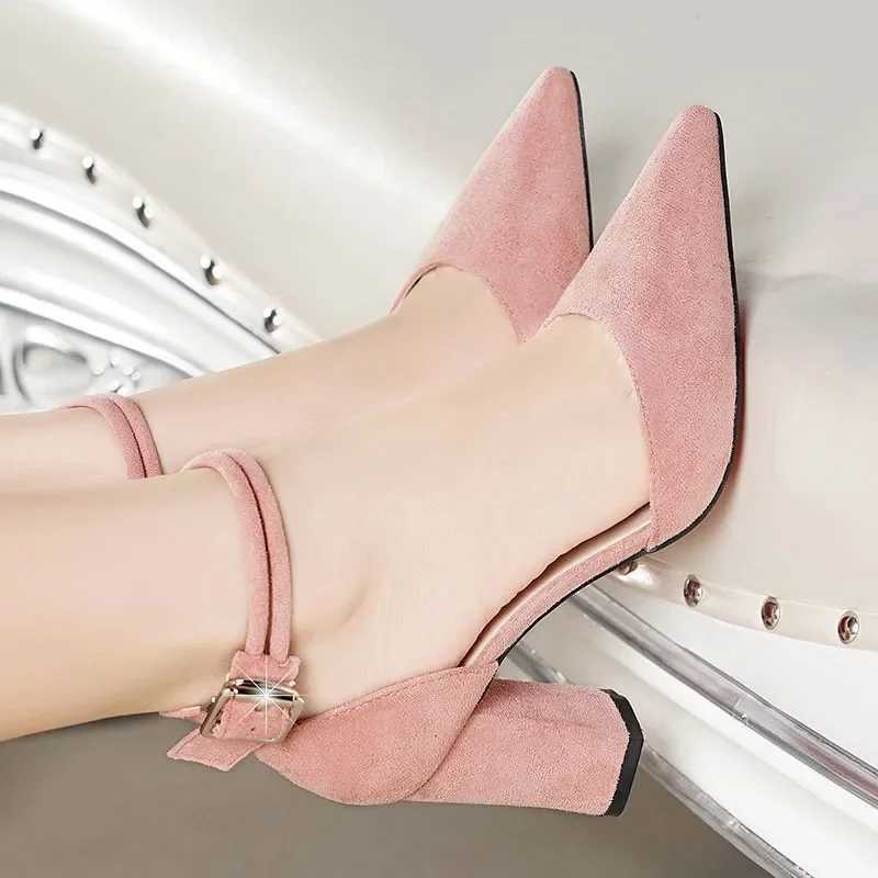 High Quality Womens Shoes Fi Spring and Autumn High Heels Womens Pointed Toe Comfortable Party Evening Wedding Gift Pump Zapatos De Mujer T241024