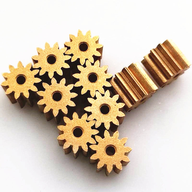 Copper gear 0.7 mold 11 tooth inner hole 2.3 precision micro cylindrical spur gear powder metallurgy process